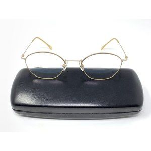 Organix Eyeglasses FRAMES 095 Gold 46 [] 19 135 JAPAN Light Weight Half Rim